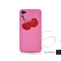 Sweet Cherry Swarovski Crystal Bling iPhone Cases - Harmonized