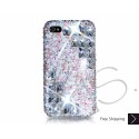 Symmetric Swarovski Crystal Bling iPhone Cases - Platinum 