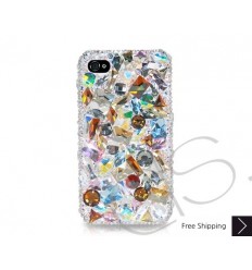 Casta Swarovski Crystal Bling iPhone Cases - Silver 