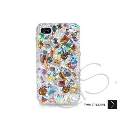 Casta Swarovski Crystal Phone Case - Silver 