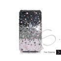 Gradation Swarovski Crystal Bling iPhone Cases - Black 