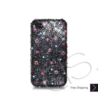 Color Dotted Swarovski Crystal Phone Case 