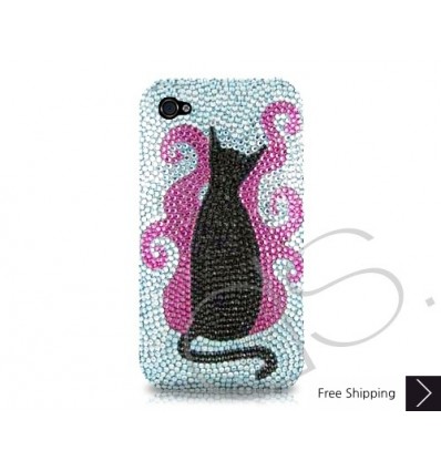 Demonio Catty Swarovski Crystal Phone Case 