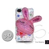 Review for Rabbit 3D Swarovski Crystal Bling iPhone Cases - White