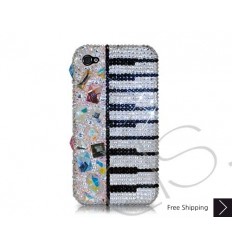 Piano Keys Swarovski Crystal Phone Case 