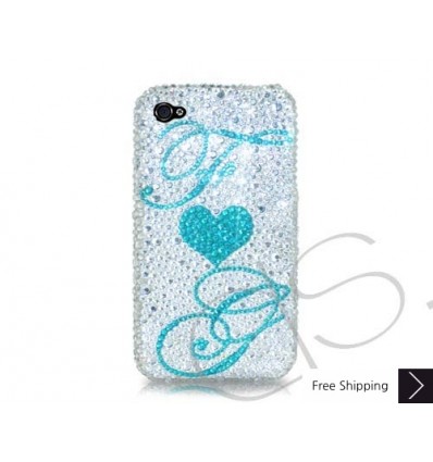 Eternal Love Personalized Swarovski Crystal Phone Case 