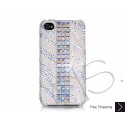 Cubical Stripe Swarovski Crystal Bling iPhone Cases 