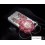 Floral Scattered 3D Swarovski Crystal Phone Case - Pink 
