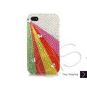 Rainbow Ray Swarovski Crystal Bling iPhone Cases 