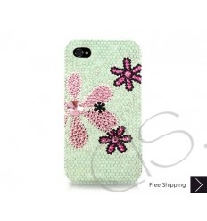 Fiori Swarovski Crystal Phone Case - Green