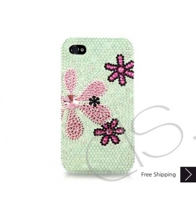 Fiori Swarovski Crystal Phone Case - Green