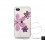 Fiori Swarovski Crystal Phone Case - White 