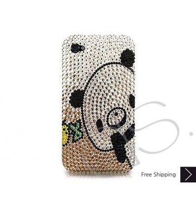 Panda Swarovski Crystal Phone Case 