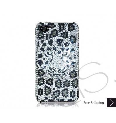 Leopard Swarovski Crystal Phone Case 