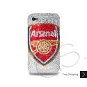 Arsenal Swarovski Crystal Bling iPhone Cases 