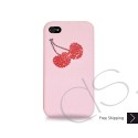 Sweet Cherry Swarovski Crystal Bling iPhone Cases - Harmonized