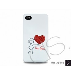 Love Bling Swarovski Crystal iPhone case - For Him