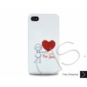 Love Swarovski Crystal Bling iPhone Cases - For Him