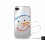 Snowman Bling Swarovski Crystal Phone Case - Silver