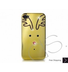 Rudolf Bling Swarovski Crystal Phone Case - Gold