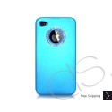Pure Elegant Swarovski Crystal Bling iPhone Cases - Blue
