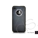 Pure Elegant Swarovski Crystal Bling iPhone Cases - Black