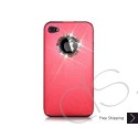 Pure Elegant Swarovski Crystal Bling iPhone Cases - Red
