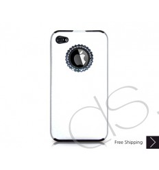 Pure Elegant Bling Swarovski Crystal iPhone case - Silver