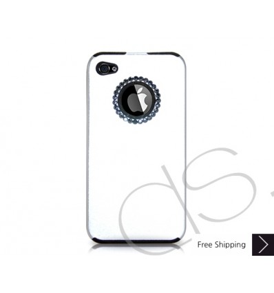 Pure Elegant Bling Swarovski Crystal iPhone case - Silver