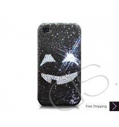 Halloween Bling Swarovski Crystal Phone Case - Black