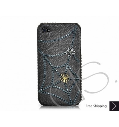 Halloween Bling Swarovski Crystal Phone Case - Spider