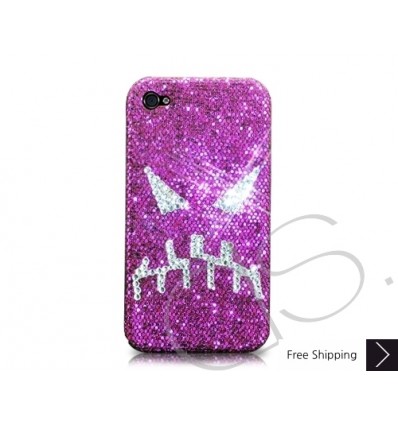 Halloween Bling Swarovski Crystal Phone Case - Purple