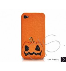 Halloween Bling Swarovski Crystal Phone Case - Pumpkin