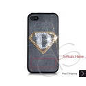 Super Dad Personalized Swarovski Crystal Bling iPhone Cases 