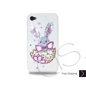 Easter Bunny Egg Swarovski Crystal Bling iPhone Cases 