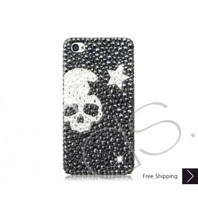 Skull Star Bling Swarovski Crystal Phone Cases