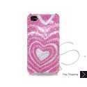 Sweet Heart Swarovski Crystal Bling iPhone Cases 