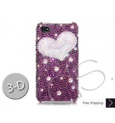 Fancy Love Bling Swarovski Crystal Phone Cases - Purple