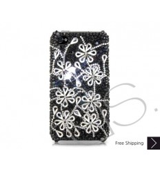 Dark Snowflake Bling Swarovski Crystal Phone Cases