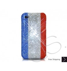 National Series Bling Swarovski Crystal Phone Case - France