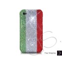 National Series Swarovski Crystal Bling iPhone Cases - Italy