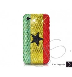 National Series Bling Swarovski Crystal Phone Case - Ghana