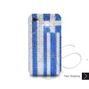National Series Swarovski Crystal Bling iPhone Cases - Greece