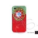National Series Swarovski Crystal Bling iPhone Cases - Portugal