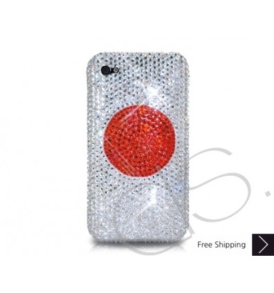 National Series Bling Swarovski Crystal Phone Case - Japan