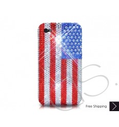 National Series Swarovski Crystal Bling iPhone Cases - USA