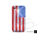 National Series Swarovski Crystal Bling iPhone Cases - USA