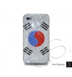 National Series Bling Swarovski Crystal Phone Case - Korea Republic