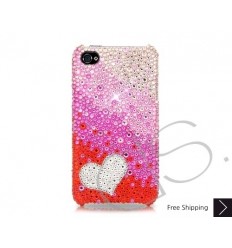 Gradation Heart Bling Swarovski Crystal Phone Cases