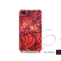 Rose Petals Swarovski Crystal Bling iPhone Cases 